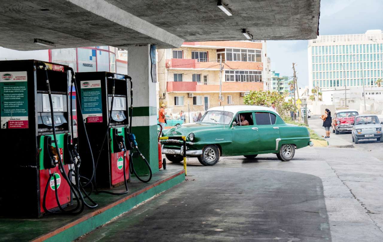 Tankstelle in Havanna 